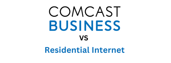 Difference Between Comcast Residential - Business Internet Plans Difference Between Comcast Residential - Business Internet Plans