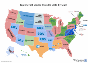 Comcast US Map - Business Insider